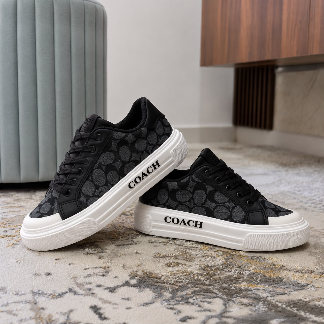 TENIS COAC DAMA + BOLSO