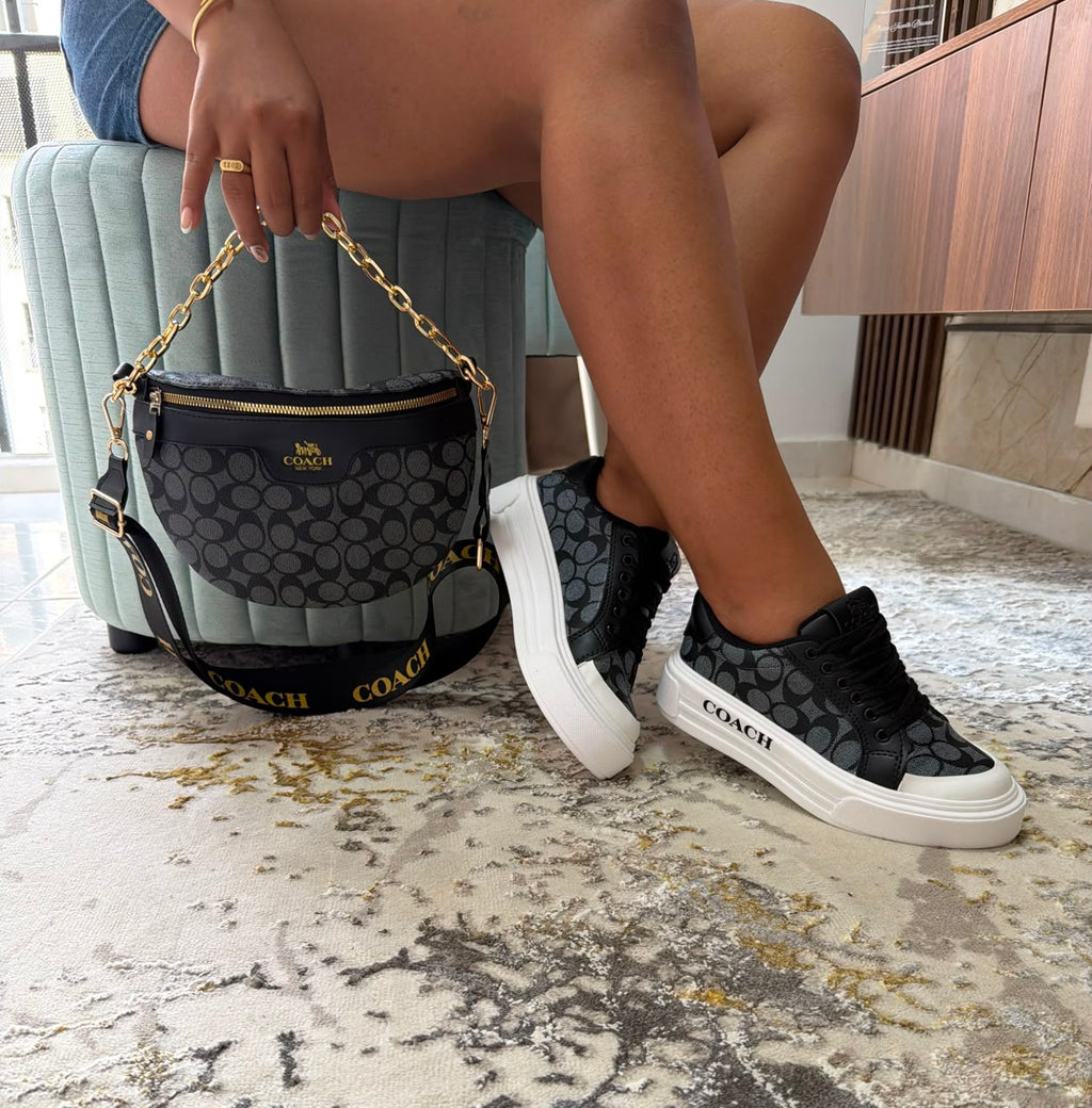 TENIS COAC DAMA + BOLSO