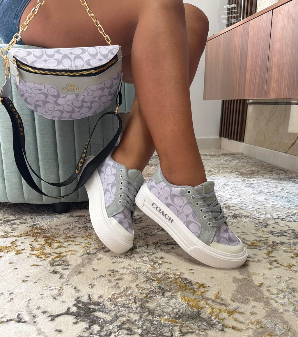 TENIS COAC DAMA + BOLSO